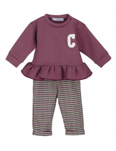 CHANDAL 2P VICHI GRANATE NIÑA