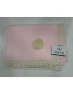 CHAL LANA ROSA POMPOM...