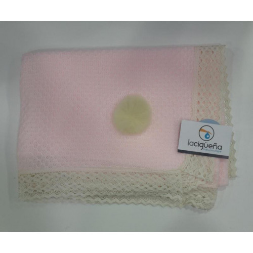 CHAL LANA ROSA POMPOM...