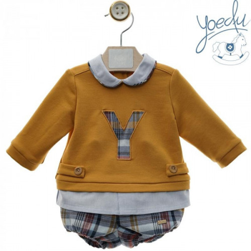 SUDADERA MOSTAZA+RANITA...