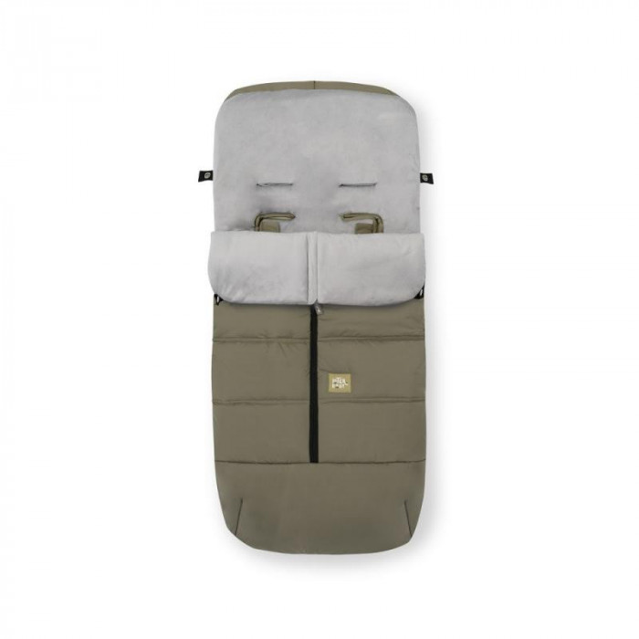 SACO SILLA POLAR VERDE OLIVA INTERBABY