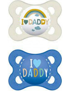 PACK 2 CHUPETES LATEX 0/6M...