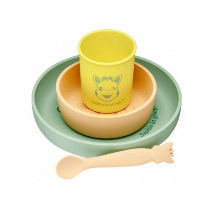 VAJILLA SILICONA JIRAFA SOPHIE