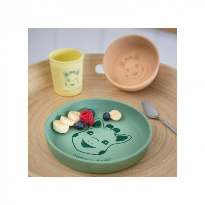 VAJILLA SILICONA JIRAFA SOPHIE