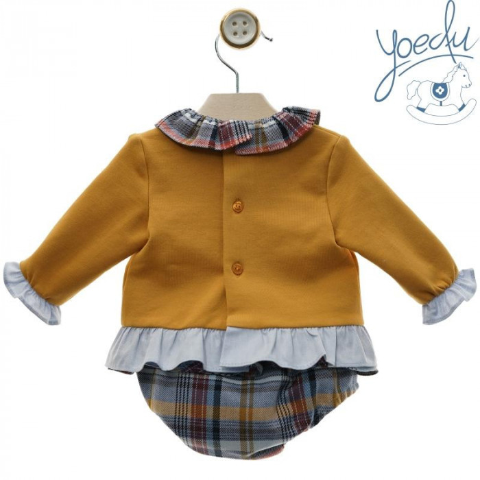 SUDADERA VOLANTE MOSTAZA+ RANITA...