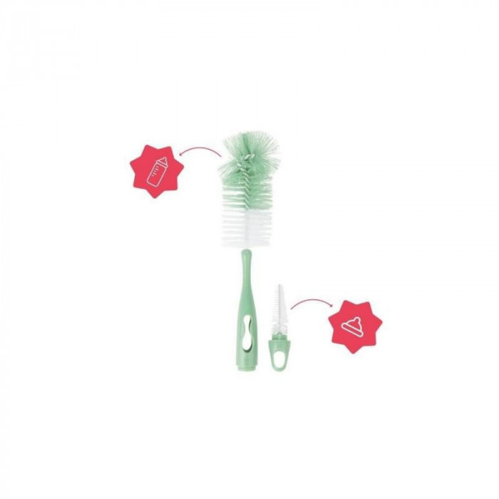 ESCOBILLA LIMPIA BIBERONES VERDE...