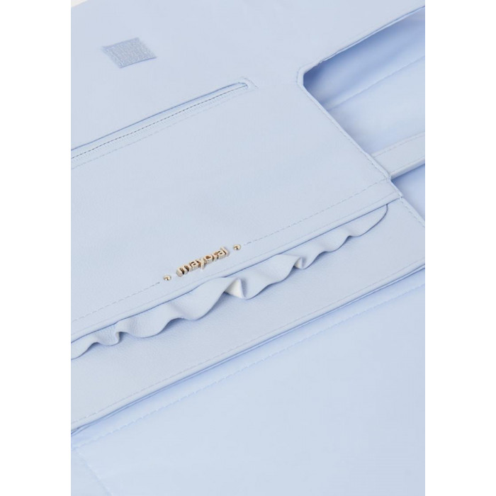 CAMBIADOR PIEL VOLANTES CELESTE MAYORAL