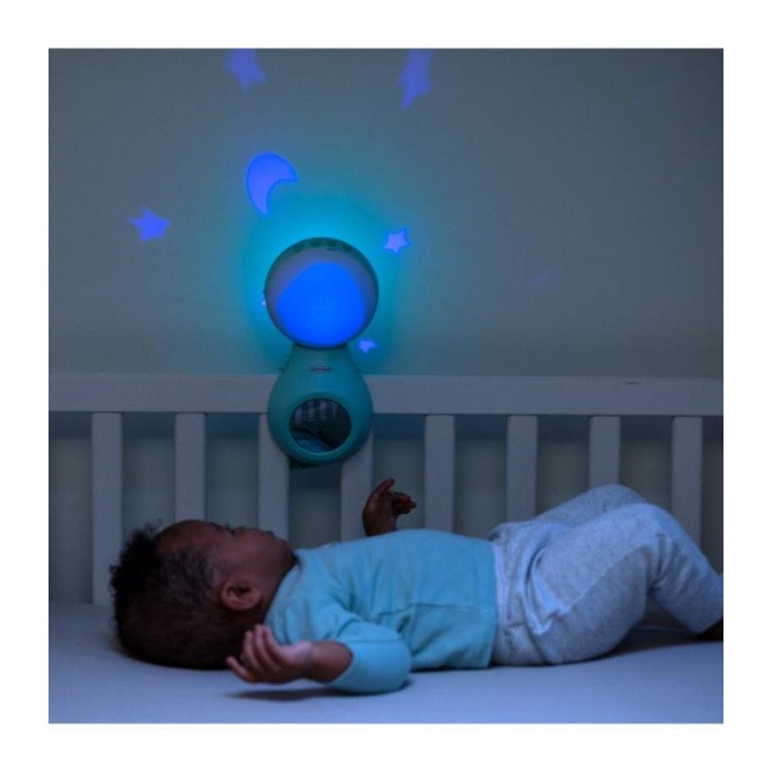 MUSICAL CUNA 3 EN 1 PROYECTOR AZUL