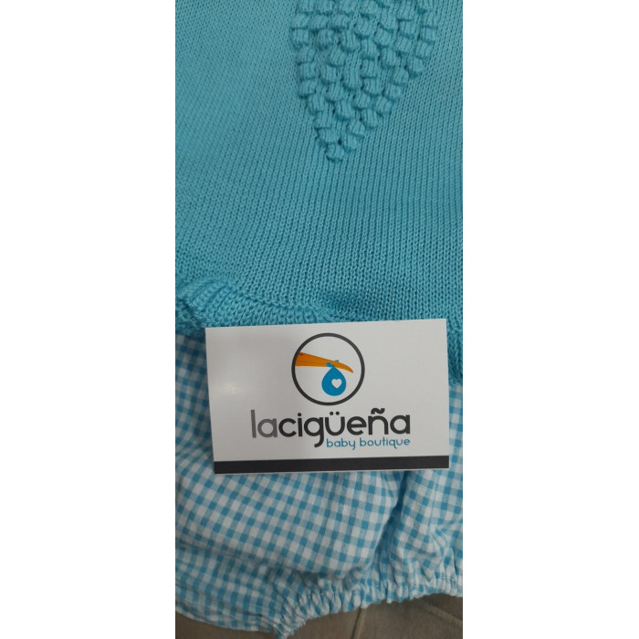 JERSEY S/M HILO TURQUESA+BRAGA VICHI TUR