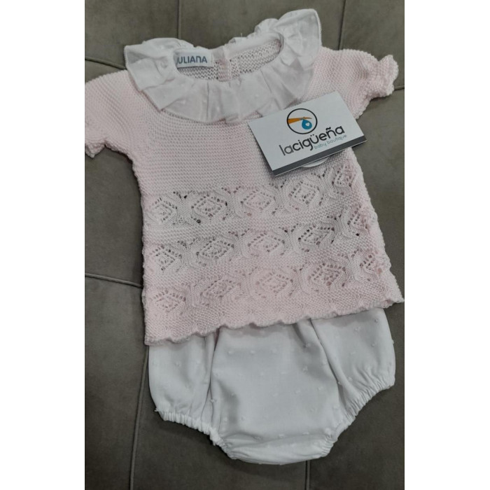 JERSEY HILO ROSA M/C+BRAGA PLUMETI