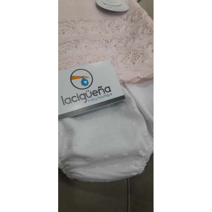 JERSEY HILO ROSA M/C+BRAGA PLUMETI