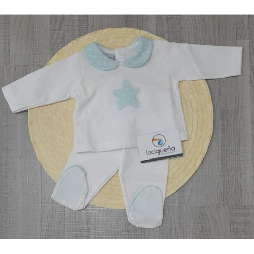 CONJ.2P ALGODON M/L BLANCO...