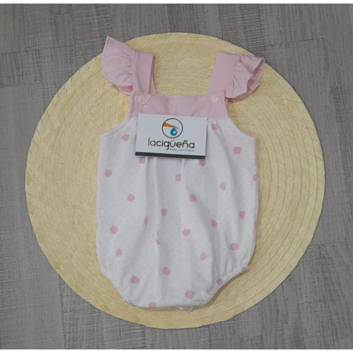 RANITA S/M ALGODON FRESAS ROSA