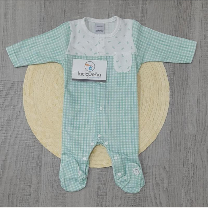 PELELE ALGODON M/L ABIERTO LEMONS VERDE