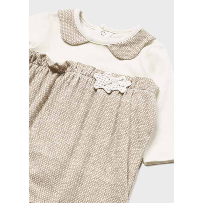 PELELE ALGODON M/L TOPO PEQUEÑO CAMEL...