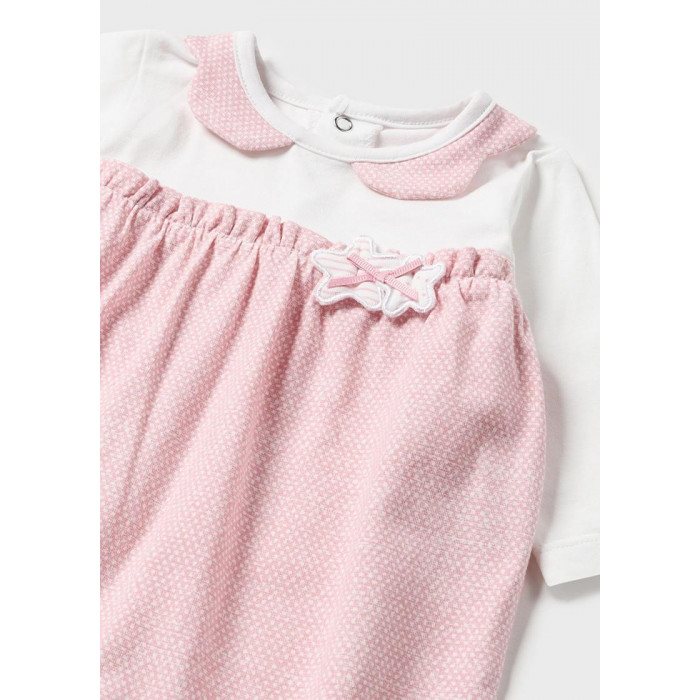 PELELE ALGODON M/L TOPO PEQUEÑO ROSA...