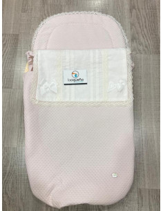 COLCHA COCHE COVA ROSA EMP...