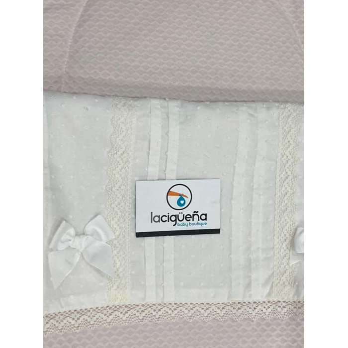 COLCHA COCHE COVA ROSA EMP BEIG