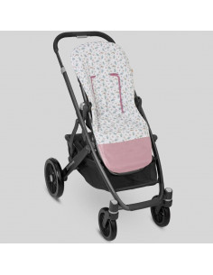 FUNDA SILLA RECTA CAREY ROSA