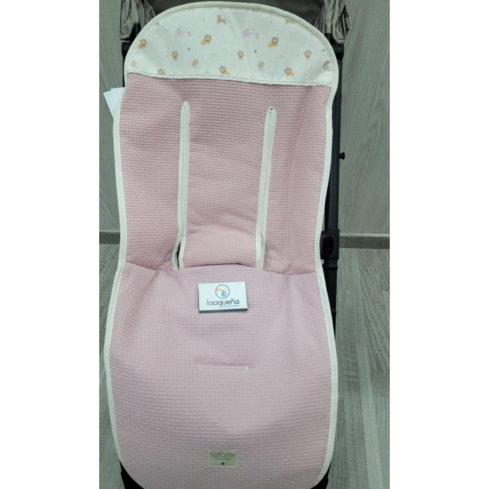 FUNDA SILLA RECTA SAFARI ROSA