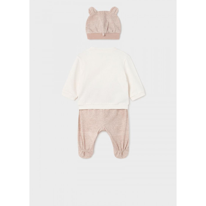 CONJUNTO 2 PIEZAS ALGODON M/L+GORRO...