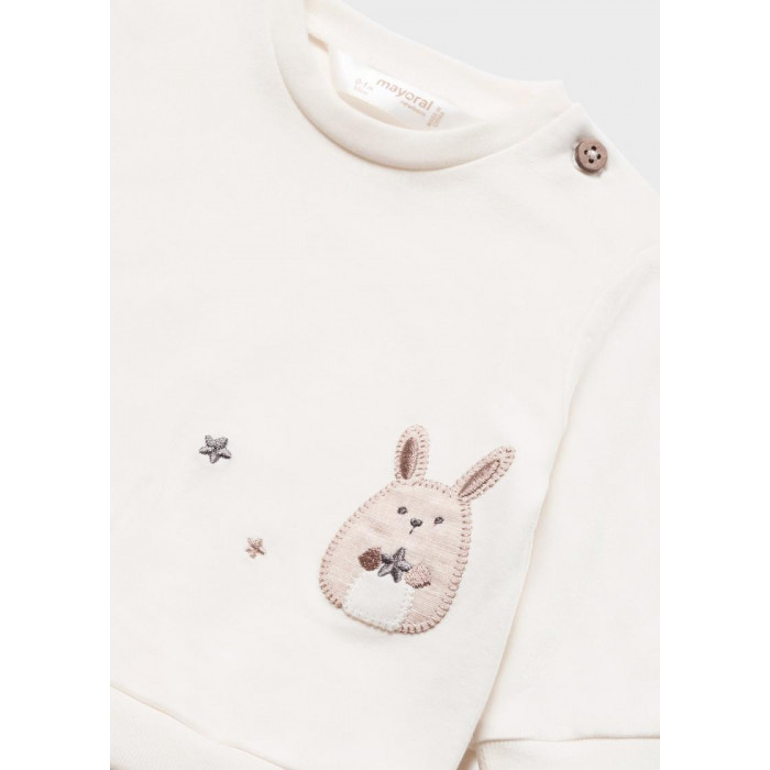 CONJUNTO 2 PIEZAS ALGODON M/L+GORRO...