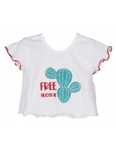 CAMISETA M/C NIÑA+ BRAGA...