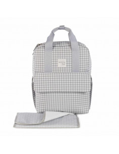 MOCHILA I LOVE VICHI GRIS...