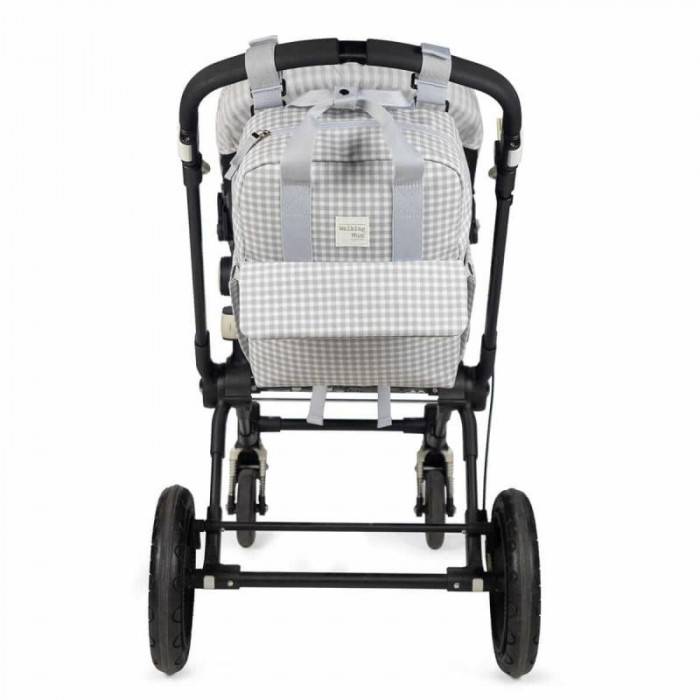 MOCHILA I LOVE VICHI GRIS WALKING MUM