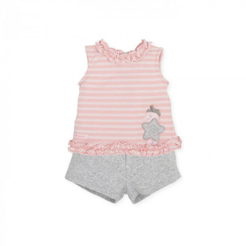 CAMISETA S/M+PANTALON RAYAS...