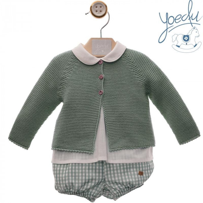 REBECA HILO+CAMISA+RANITA VICHI VERDE