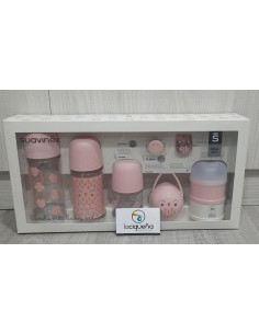 SET BIBERONES BONHOMIA ROSA