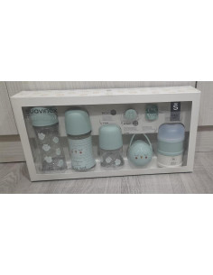 SET BIBERONES BONHOMIA VERDE