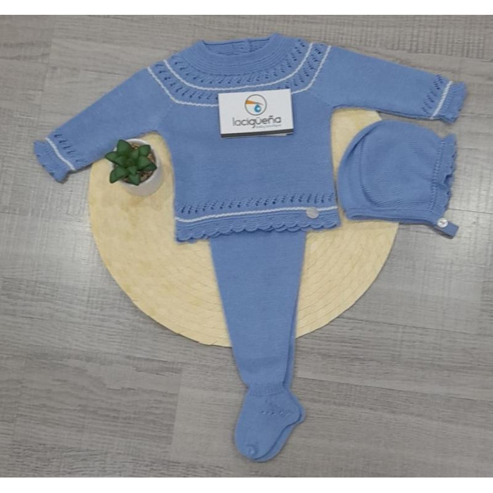 CONJ.3P HILO M/L AZULON CANESU RAYA...