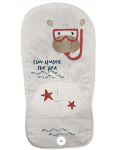 FUNDA SILLA RODOLFO BEIG ROJO