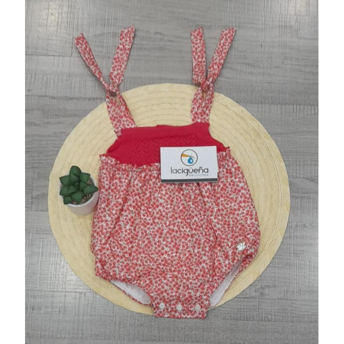 RANITA S/M CORALINA PUNTO/TELA CORAL