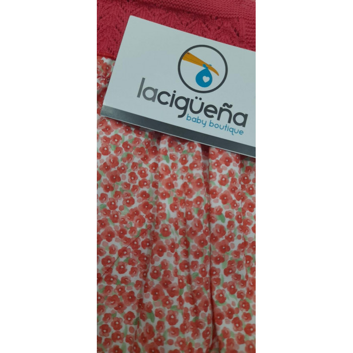 RANITA S/M CORALINA PUNTO/TELA CORAL