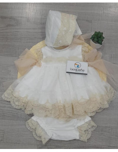 VESTIDO S/M+BRAGA+GORRO...