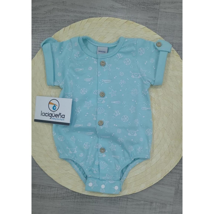 RANITA ALGODON M/C CRABS VERDE