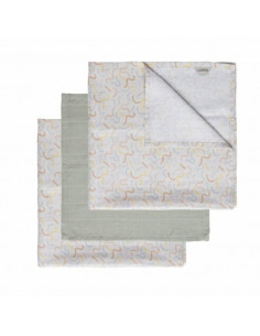 PACK 3 GASAS LINEAS BEIG VERDE