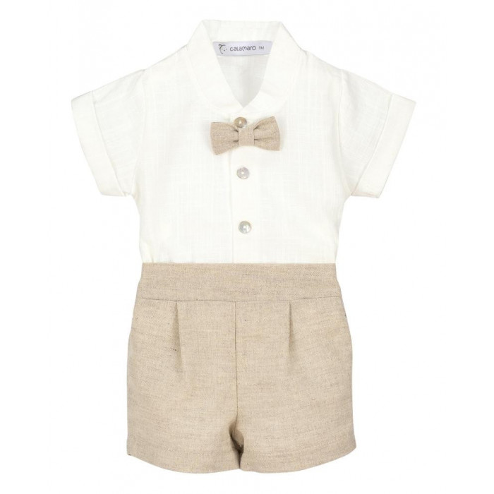 CAMISA M/C LINO+PANTALON+PAJARITA...