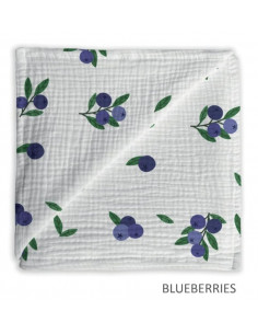 MUSELINA BAMBU BLUEBERRIES...