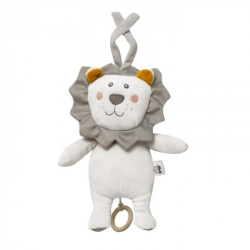 PELUCHE MUSICAL LEON GRIS...