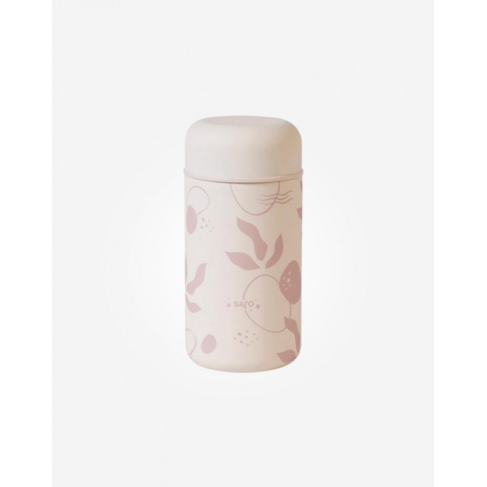 TERMO SOLIDOS 500ML HOJAS BEIG