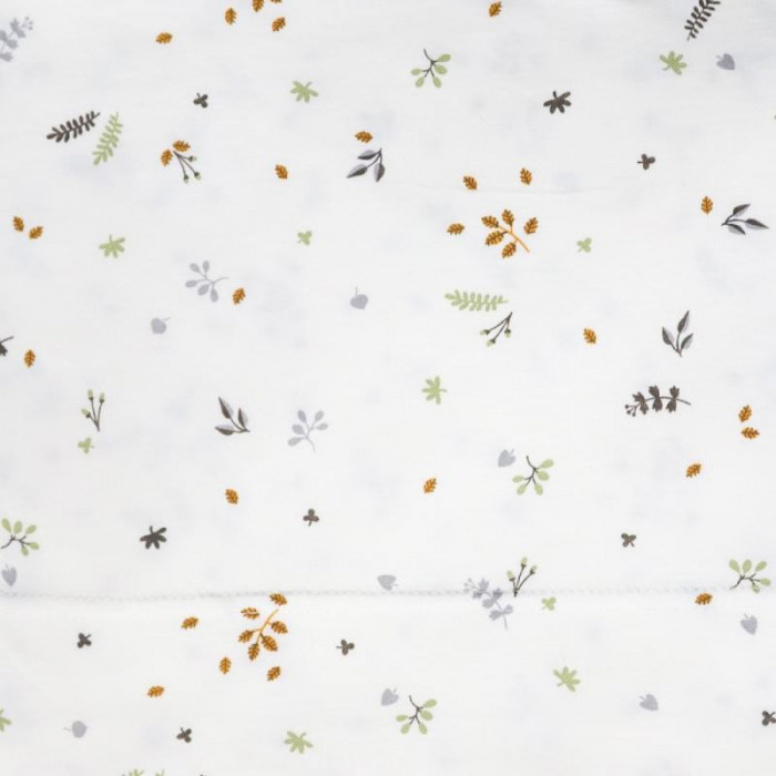 JUEGO SABANAS CUNA ALGODON 100% HOJAS...