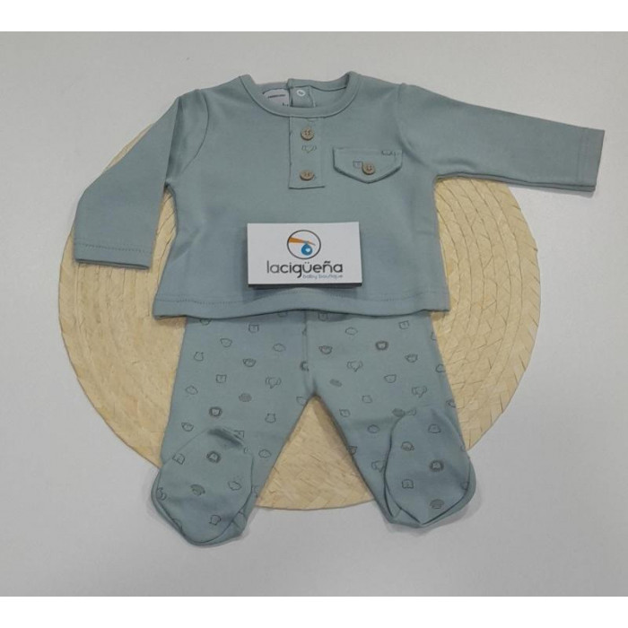 CONJUNTO ALGODON FRIENDLY VERDE