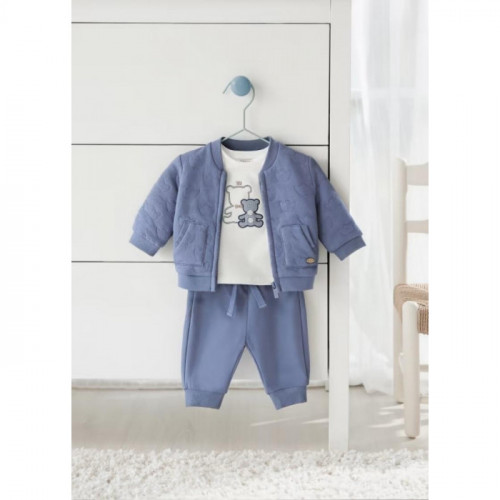 CHANDAL 3P ACOLCHADO AZULON