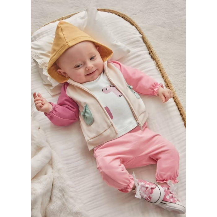 CHANDAL 3P TRICOLOR ROSA