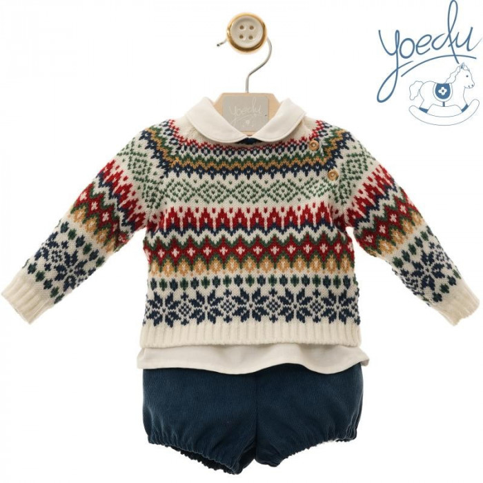 JERSEY JAQUARD+RANITA+CAMISA MARINO NIÑO