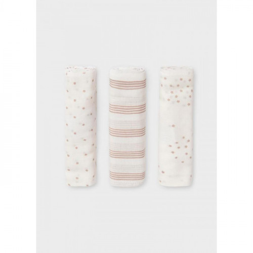 PACK 3 GASAS ALGODON BEIG...